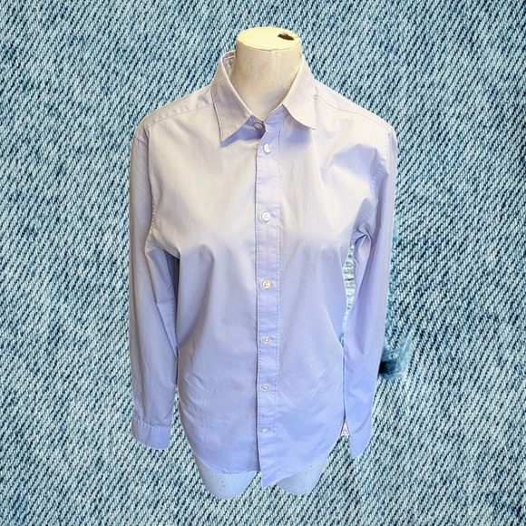 Women's Blue H & M Button Down Shirt - Picture 1 of 3